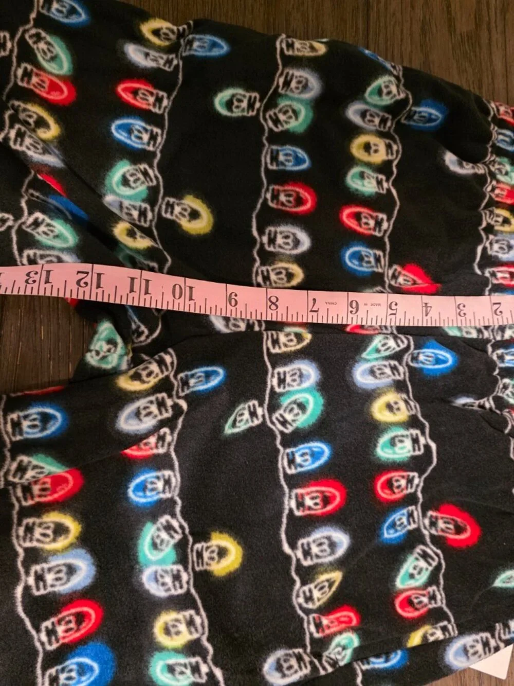 Nordstrom Boys Christmas Light Pajama Pants NWT 10/11 Fuzzy Flannel